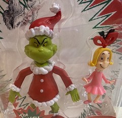 Culturefly How The Grinch Stole Christmas GRINCH & CINDY-LOU WHO Figures 2Pk