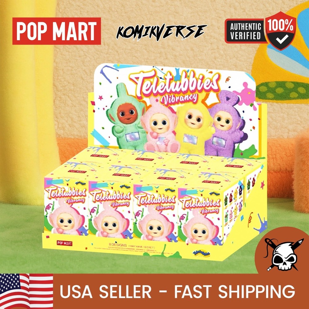*USA* AUTHENTIC POP MART TELETUBBIES VIBRANCY SERIES FIGURES (COMPLETE SET)