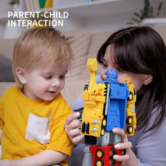SNAEN Toys for 3 4 5 6 7 Year Old Boys – Construction Vehicles Transform…