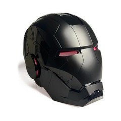 YONTYEQ Iron Man MK5 Helmet 1:1 Voice-controlled Wearable Prop Black Cosplay US