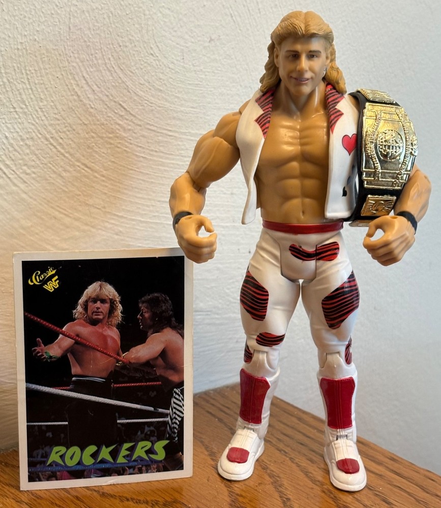 SHAWN MICHAELS very cool WWE wrestling Classic Superstars FIGURE + ACCESSORIES