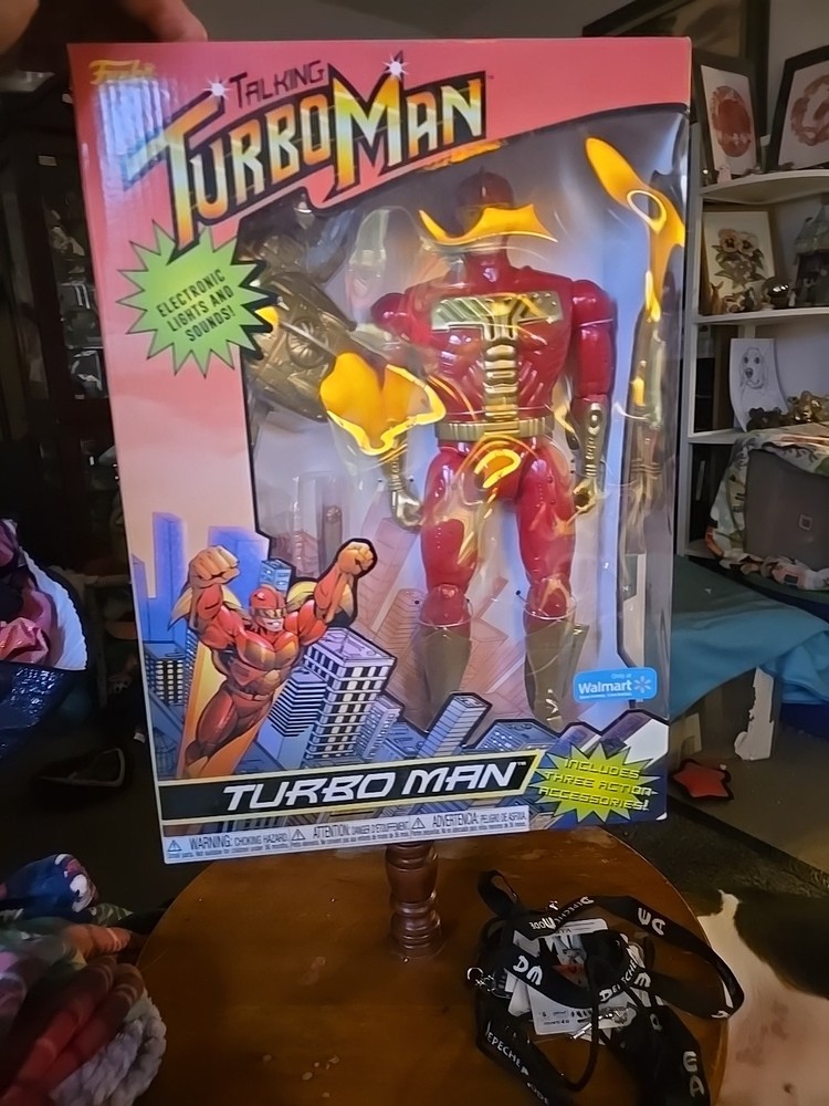 TURBOMAN by Funko. Brand New in Unopened Box. From “ Jingle All The Way”13 1/2”