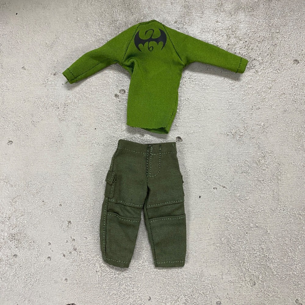 PB-IF-SET: 1/12 scale Immortal Iron Fist Outfit Set (Top Shirt and Cargo pants)