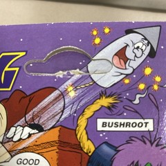 1991 Playmates Disney Darkwing Duck Bushroot Action Figure ~ New on Card