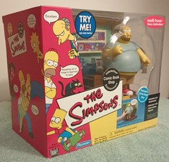 Playmates World of Springfield, The Simpsons – Comic Book Shop – Comic Book Guy