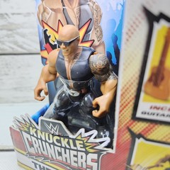 Mattel WWE Knuckle Crunchers The Rock 2024 3″ Adjustable Action Figure
