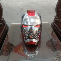 US!!! 2024 AUTOKING Iron Man MK5 1:1 Wearable Helmet Voice-control Cosplay Mask