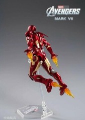 ZD-MK7: ZD Toys Marvel Iron Man Mark 7 Mark VII 7inch action figure, US Seller