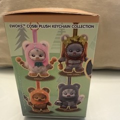 NEW Sealed Star Wars Ewok Cosbi Plush Keychain Mystery Blind box