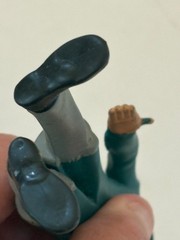 VINTAGE 1966 LAKESIDE “GREEN HORNET” SUPER FLEX BENDY FIGURE
