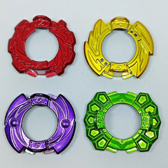 Beyblade BURST Parts Set of 4 Disc 0 purple, 5 gold, 7 Red, 10 Green TAKARA TOMY