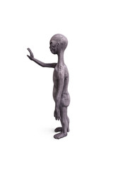Grey Alien Figurine 18cm Puck UFO Sci-Fi Collectible Close Encounters Inspired
