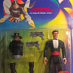 The Shadow Transforming Lamont Cranston Action Figure w/ Snap-On Armor & Pistol