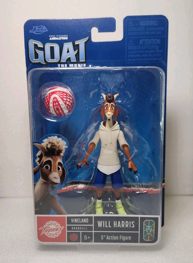 Goat The Movie Thorns Will Harris 5″ Action Figure with Roarball Jada New