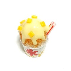 Realistic Mini Snack Food Toy Collectible 1 Random Miniature Keychain Figure