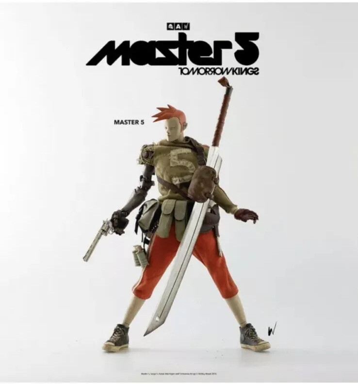 3A TK Tomorrow King MASTER 5 Popbot 1:6 Scale Collectible Figure (ThreeA, 2017)