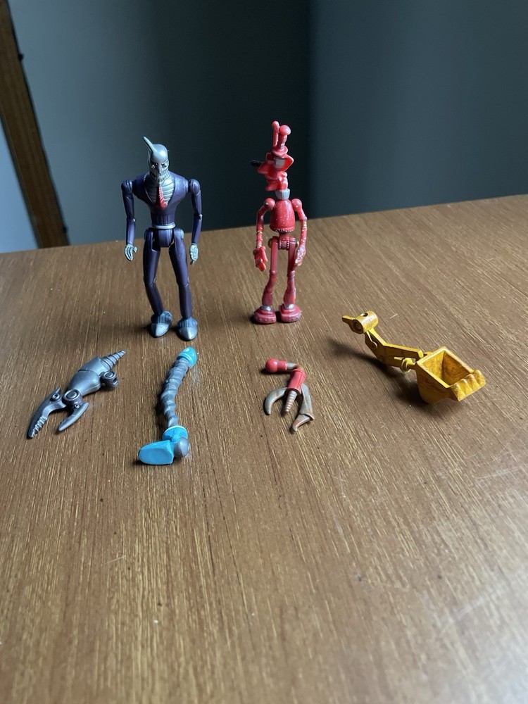 Robots Movie Fender and Ratchet Mix ‘n Match Action Figures 3.5″ w/ accessories