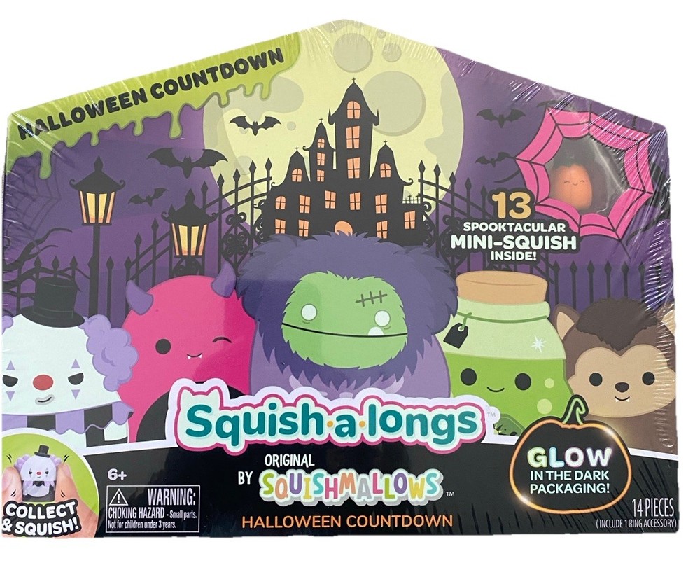 Squishmallows Squish-a-Longs Halloween Countdown Advent Calendar 2025 14 pcs