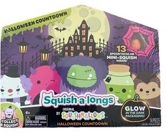 Squishmallows Squish-a-Longs Halloween Countdown Advent Calendar 2025 14 pcs
