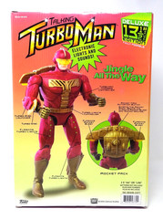 Talking Turbo Man Action Figure Tiger Electronics 13 1/2in