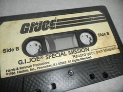 1986 Special Mission Brazil Audio Cassette Tape Vintage G.I. GI Joe 3.75 ARAH