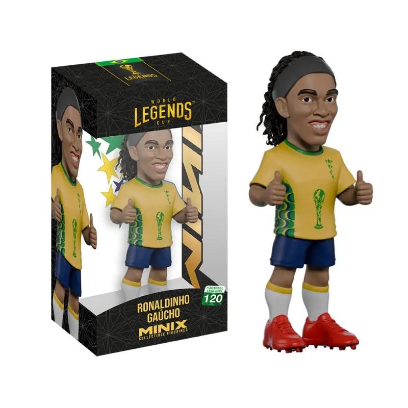 MINIX 12CM World Cup Legends Brazil Ronaldinho Figurine