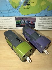 SPLATTER DODGE ! Thomas Friends Train TRACKMASTER TOMY BRITT ALLCROFT 1996 1997