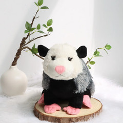 38cm/15in Cute Opossum Plush Toy Soft Stuffed Animal Sofa Decor Gift