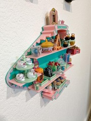 Honeydukes display shelf for Harry Potter miniverse honey dukes shop