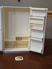 Barbie Size 1996 San Francisco Toymakers Refrigerator Working Ice Maker Sounds