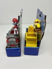 Lot 2 NIB Paw Patrol Vehicle, Action Figure Rubble Bulldozer Marshall Fire Truck