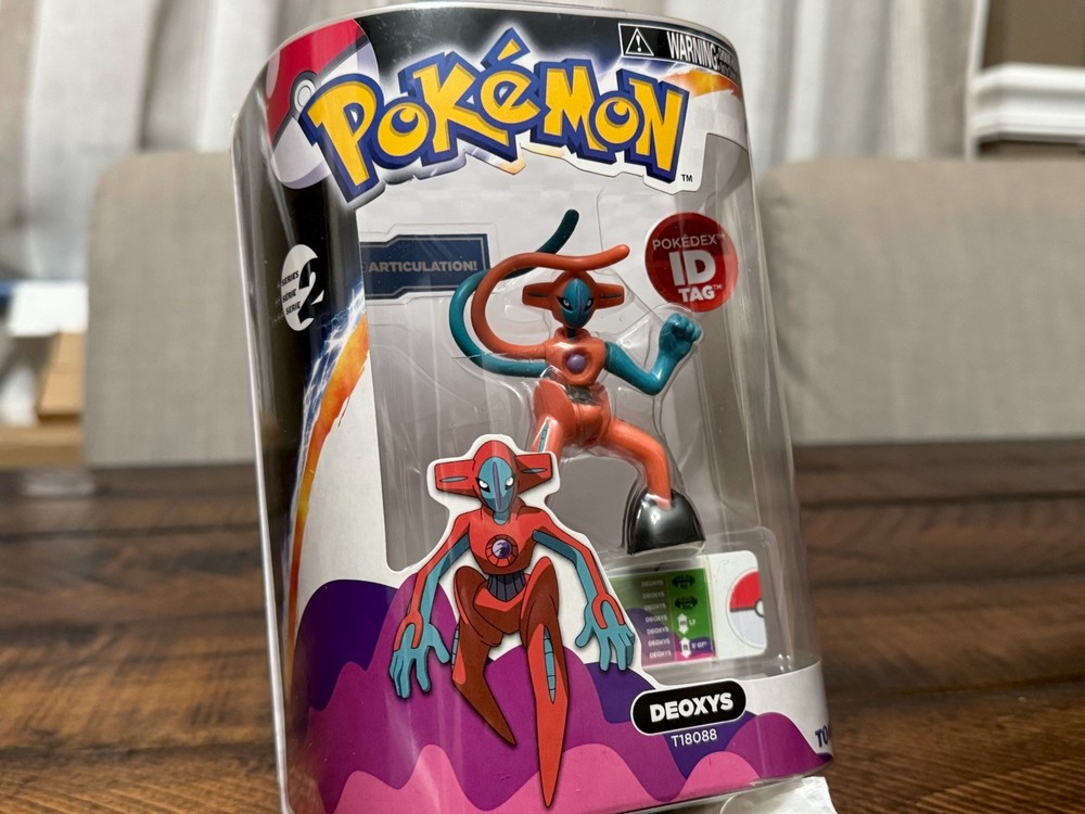 Pokémon Deoxys Figure + Pokédex ID Tag Series 2 BRAND NEW SEALED TOMY 2013