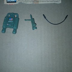 Complete Vintage 1983 GI Joe Silver Pads Grand Slam