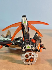 2005 Transformers SIDEWAYS Cybertron Galaxy Deluxe Class (w/ replacement Key)