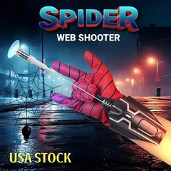 Spider Web Shooter 2.0 USB Real Web Slinger and Launcher Toy for Superhero Fans