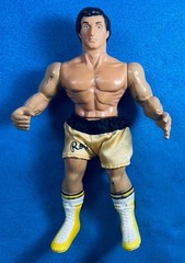 Vintage 80s PAC Toys ROCKY BALBOA APOLLO CREED CLUBBER LANG Action Figures 1983