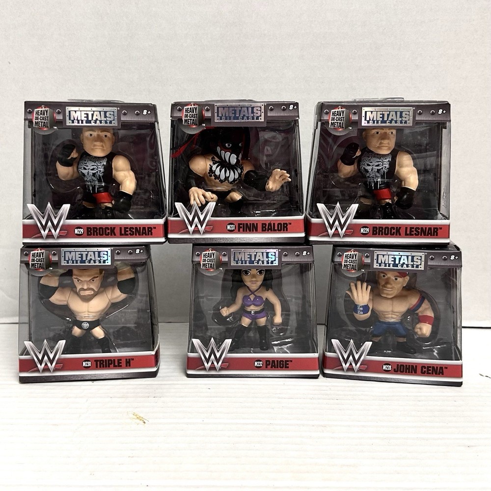 WWE Metalfigs Wrestling 2.5in. Triple H Die-Cast Figure Jada Toy SET OF 6 (T)