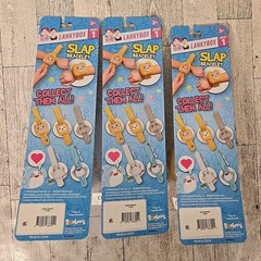 Lanky Box Slap Bracelets Series 1 Boxy Foxy Rocky Plush 3+ Lot of 3