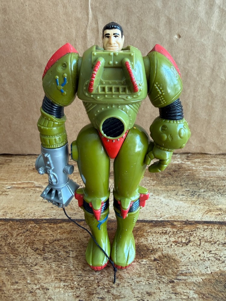 Herc Armstrong Inhumanoids 1986 Hasbro Vintage Action Figure No Helmet / Hook D1