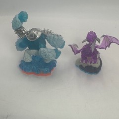Activision Skylanders Figures Blizzard Chill Cynder Blue Purple Excellent Bundle