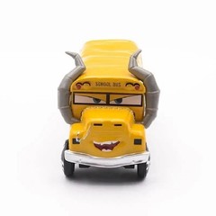 Disney Pixar Cars 3 Miss Fritter Crazy School Bus Diecast Model Toy Car Boy Gift