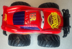 Disney Pixar Cars Deluxe Monster Truck Lightning McQueen Offroad Diecast 1:55 FC