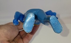 Rare Vintage Mexican Bootleg Batman Figure 10″ Blow Mold Parachute Toy KO Mexico