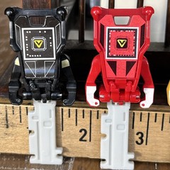 Power Rangers Super Megaforce Lost Galaxy Key Set Full Team w/ Magna Defender