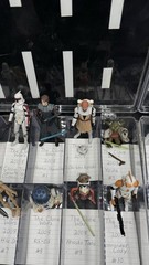Star Wars Clone Wars 2008 Lot 21 Figures Loose w/ Accessories in Display Cases