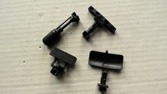 Vintage GI Joe USS Flagg Antenna Radar Parts Lot 1985 Hasbro 80s Toys ARAH Cobra