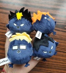 Japan Anime Haikyu Haikyuu Crow Plush Doll Plush Toy Keychain Keyring Cosplay