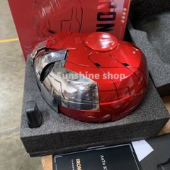 US STOCK AUTOKING Iron Man MK5 Helmet 1:1 Voice-controlled Wearable Cosplay Prop