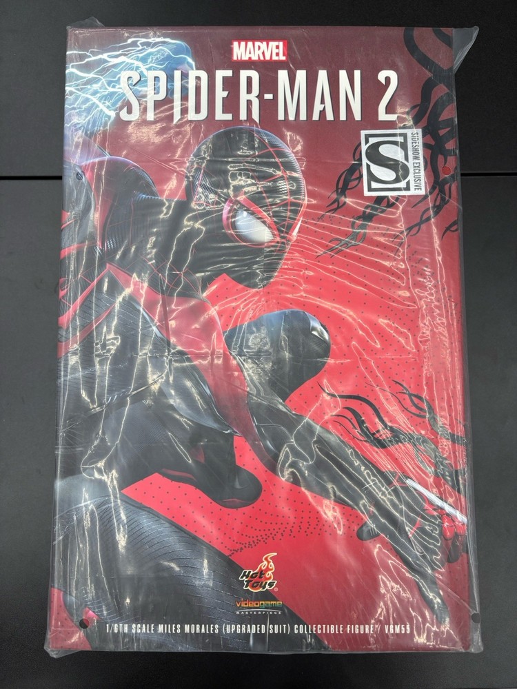 Hot Toys Spider-Man 2 Miles Morales Upgraded Suit VGM55 SEALED