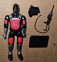 GI Joe Cobra Red De Aco Black Major 1st Run Custom ARAH Complete Comandos Brazil